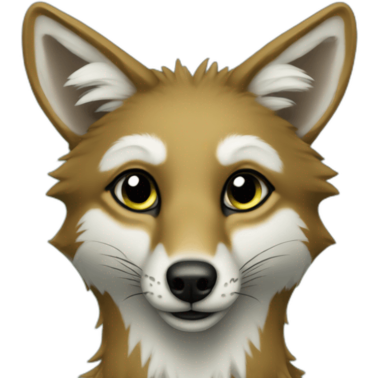 Jackal lucky clover emoji