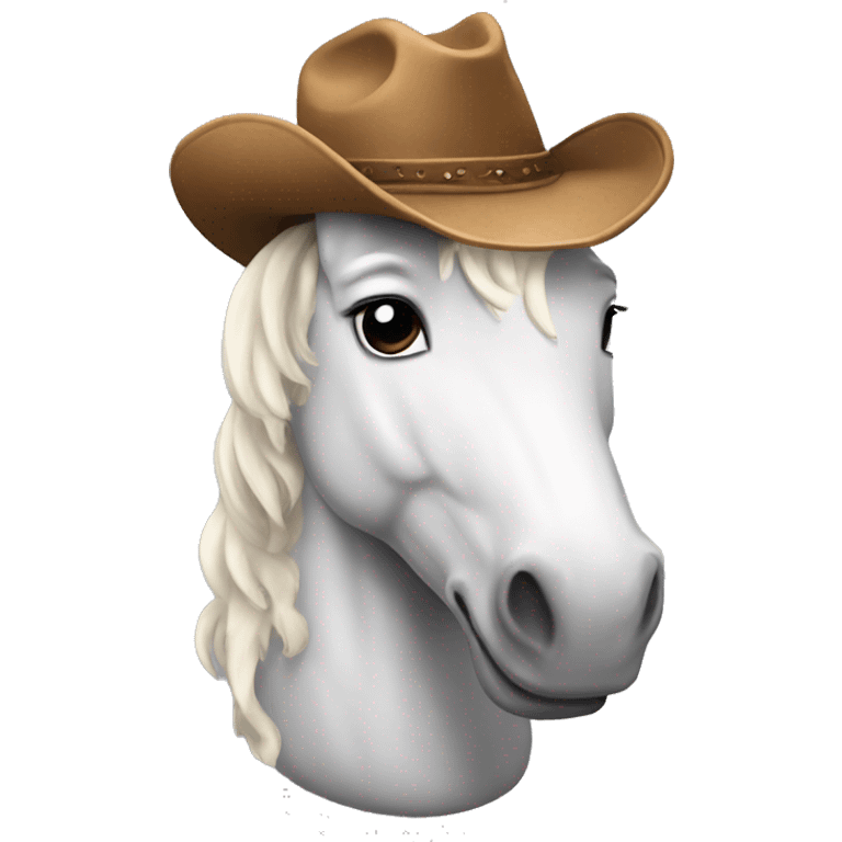 unicorn wearing a cowboy hat  emoji