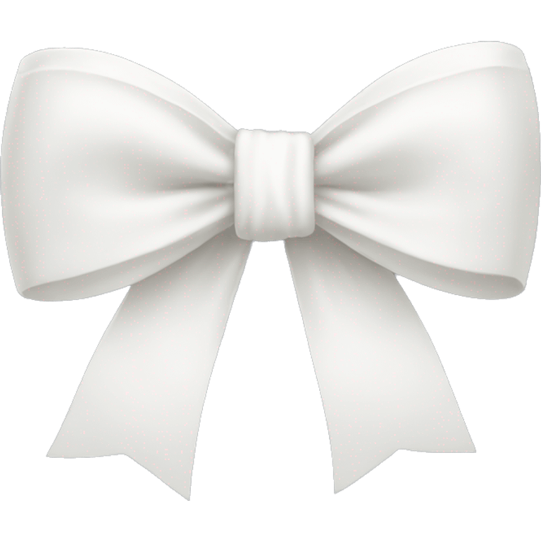 White bow emoji