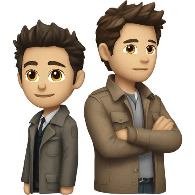 Dean winchester and castiel emoji