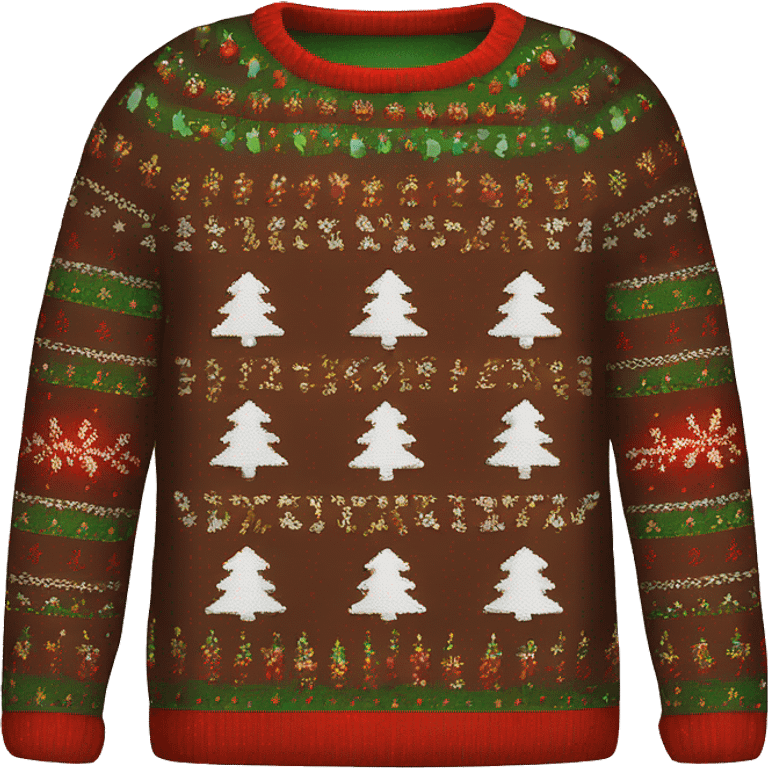 Christmas sweater emoji