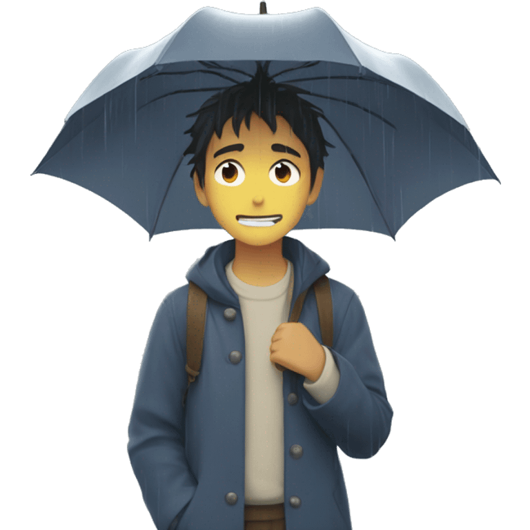 ghibli studio rain emoji