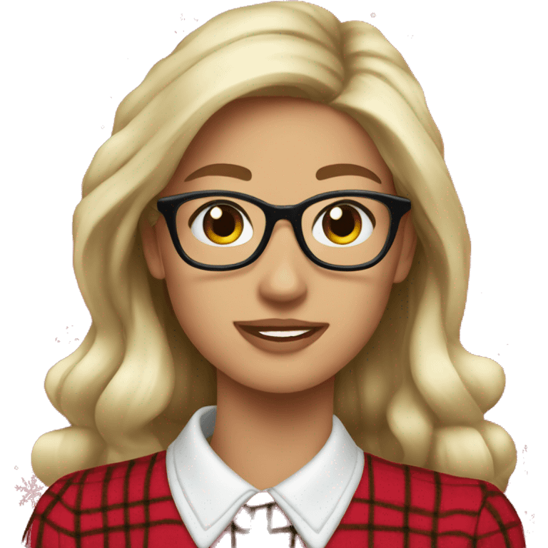 Preppy Christmas emoji