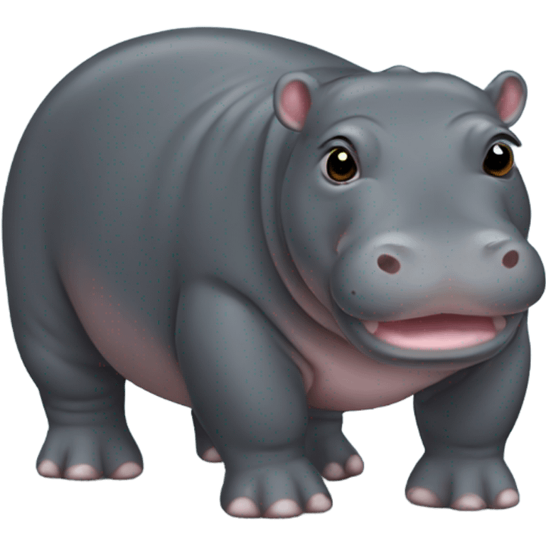 Pygmy hippo emoji