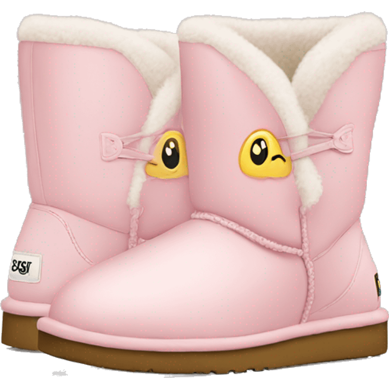 light pink uggs emoji