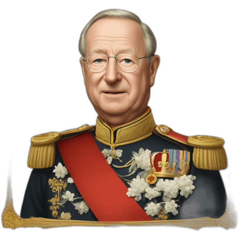 belgian King Albert II emoji