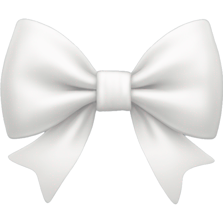 White bow emoji