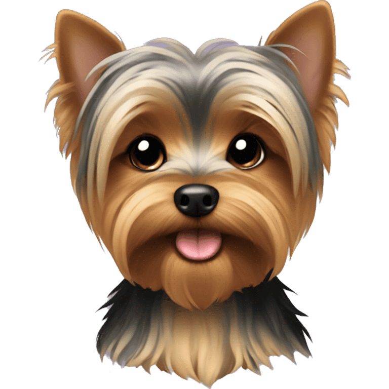 Cute yorkie emoji