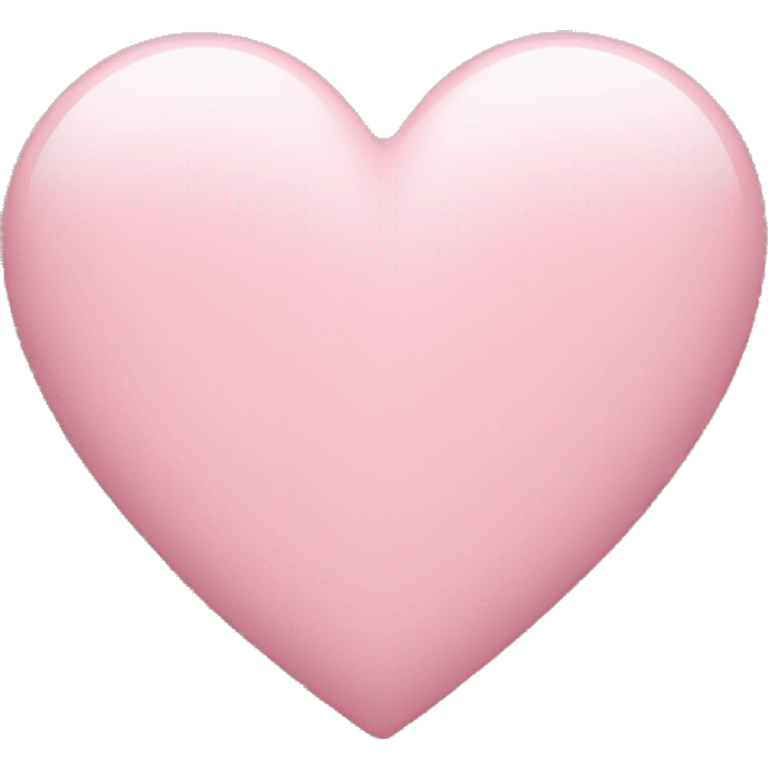 light pink heart emoji