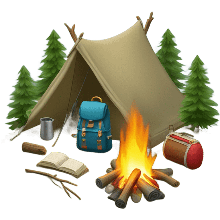 camping  emoji