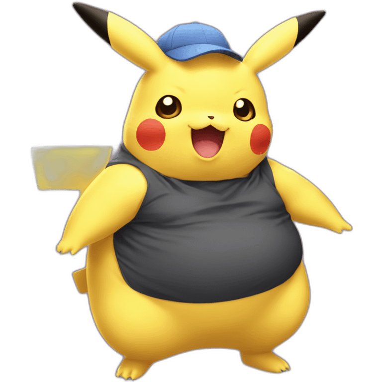 Morbidly obese pikachu emoji