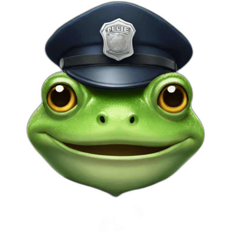 police frog emoji