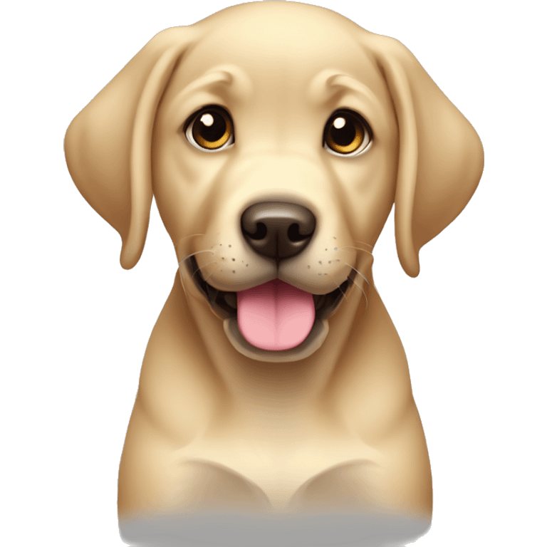 baby cute Labrador Retriever  emoji