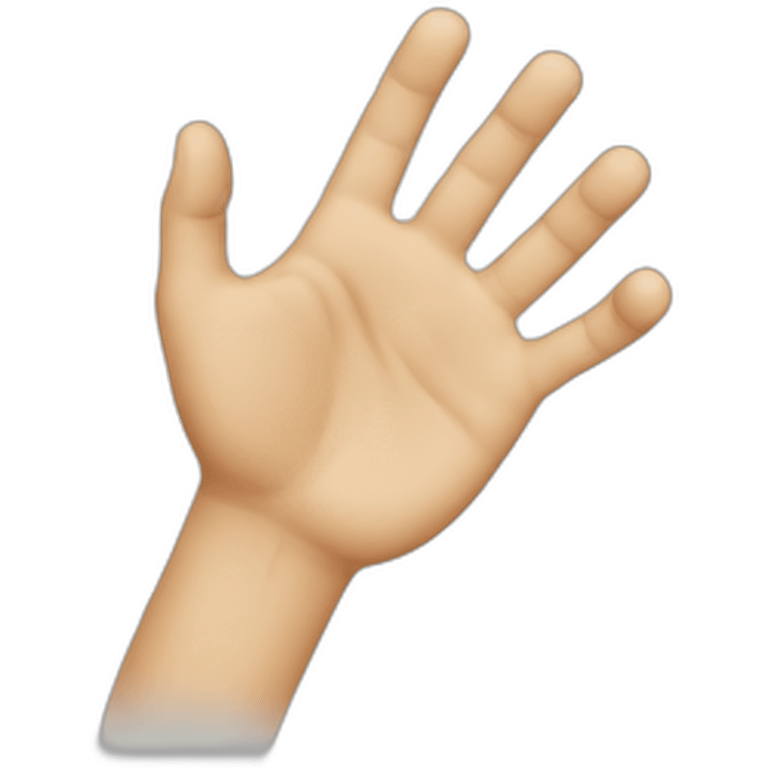 A hand quickly pressing a button on a loop emoji