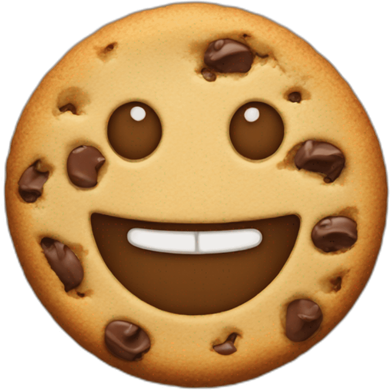 cookie smile emoji