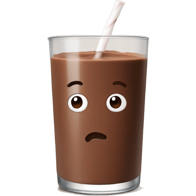 Chocolate milk emoji