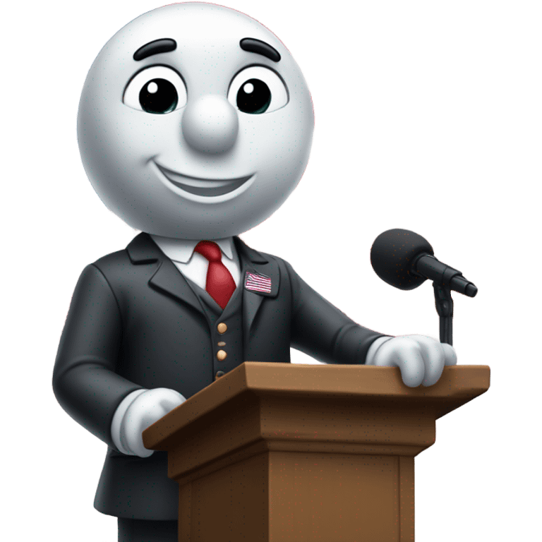 thomas the tank engine as president emoji