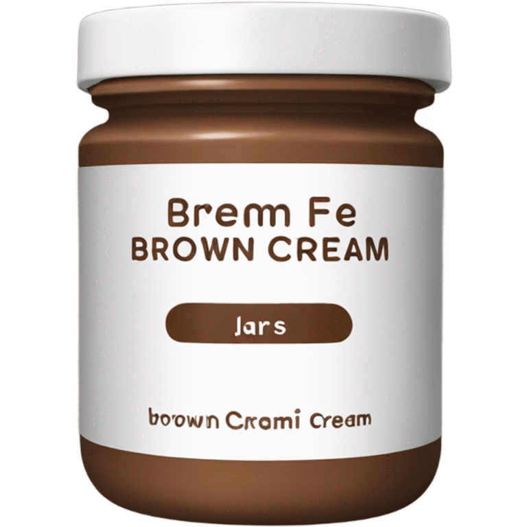 bromn face cream product emoji