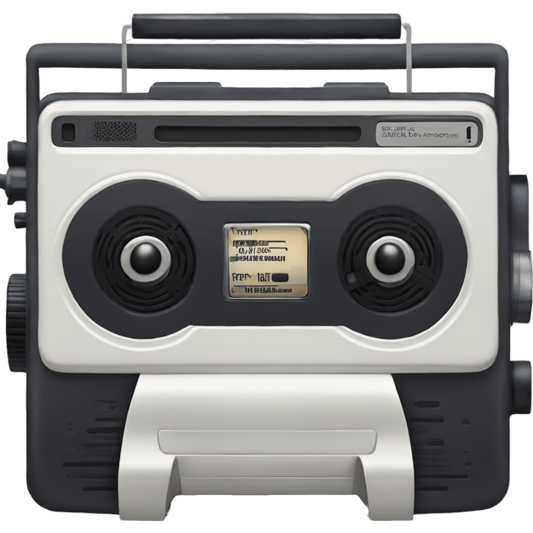 Talkboy - cassette recorder from the movie "Home Alone" emoji