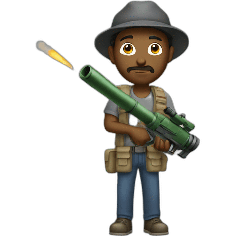 man with bazooka emoji