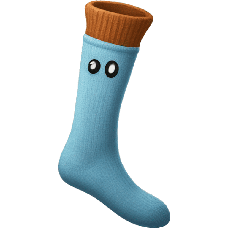 Stiff sock emoji