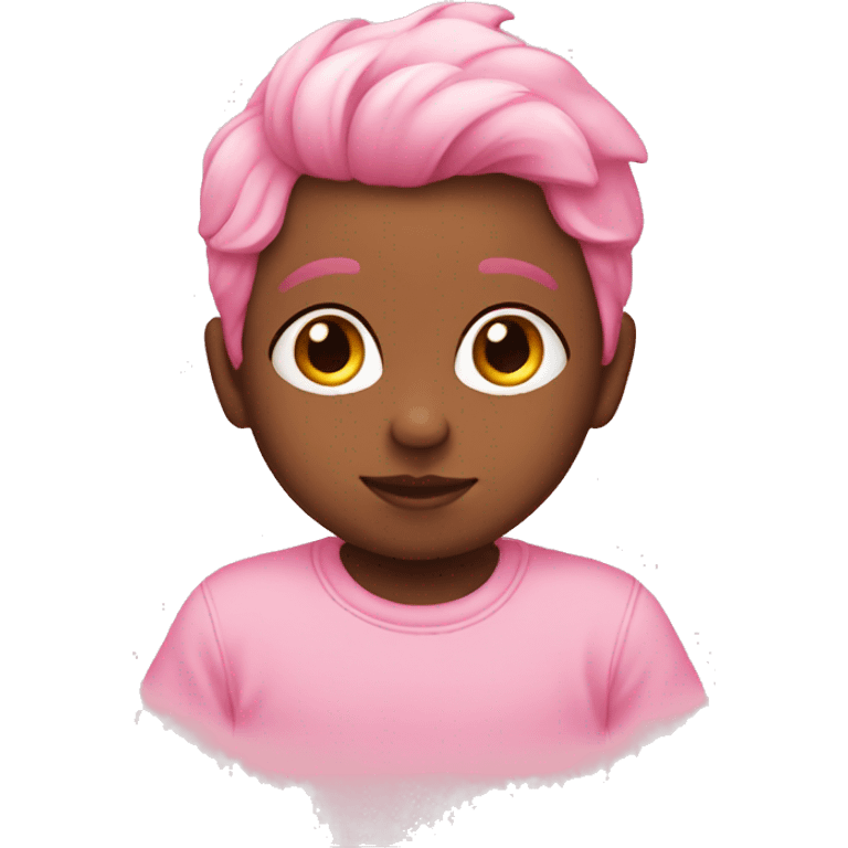 Baby pink hart emoji