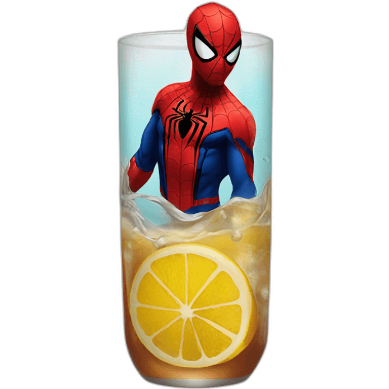 Spiderman-drink-vin emoji