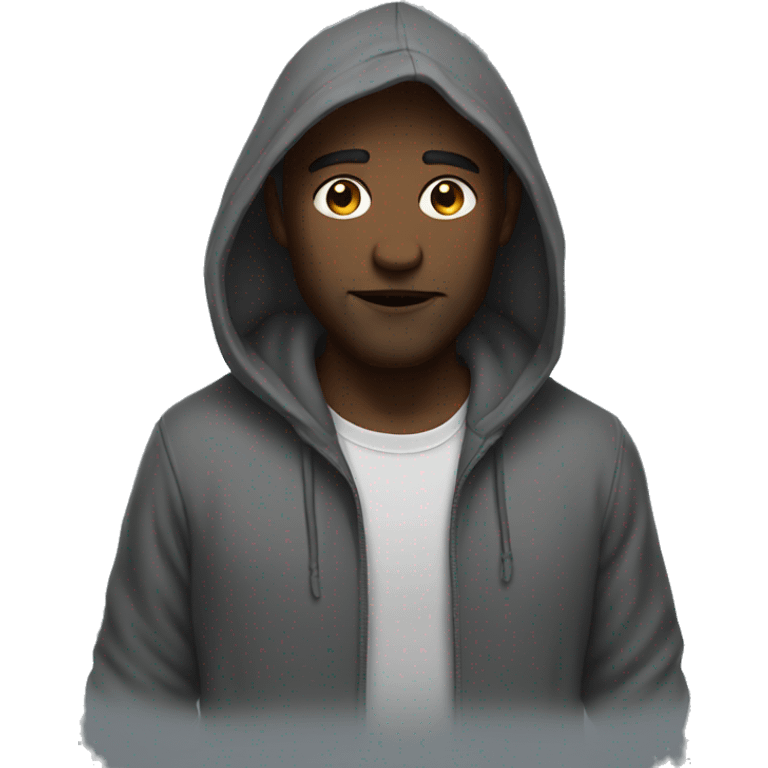 God wearing hoodie emoji