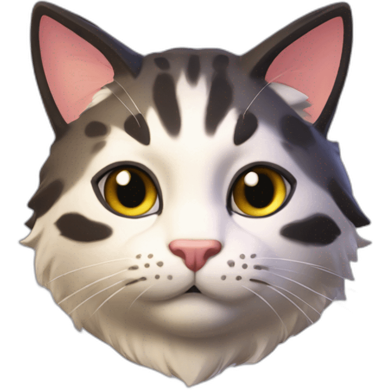 Purradise Meowscles fortnite buff anthromorphic  calico cat emoji