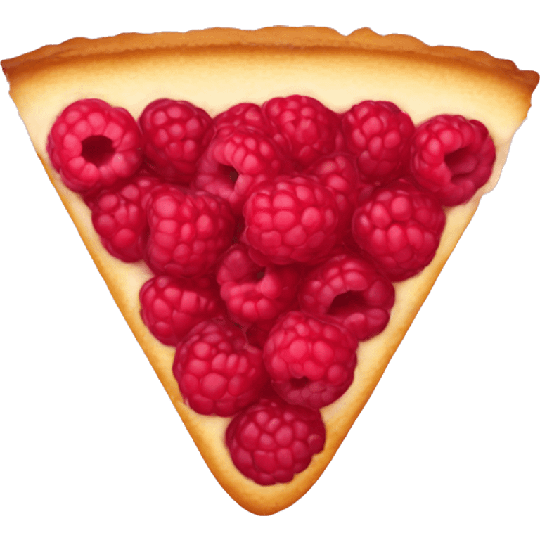 Raspberry slice emoji