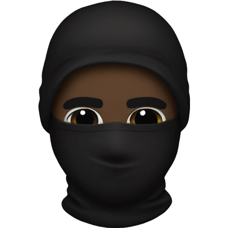 kanye with black balaclava emoji