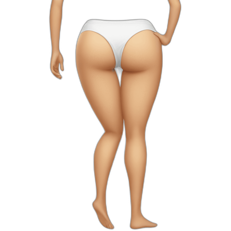 white-woman-butt emoji