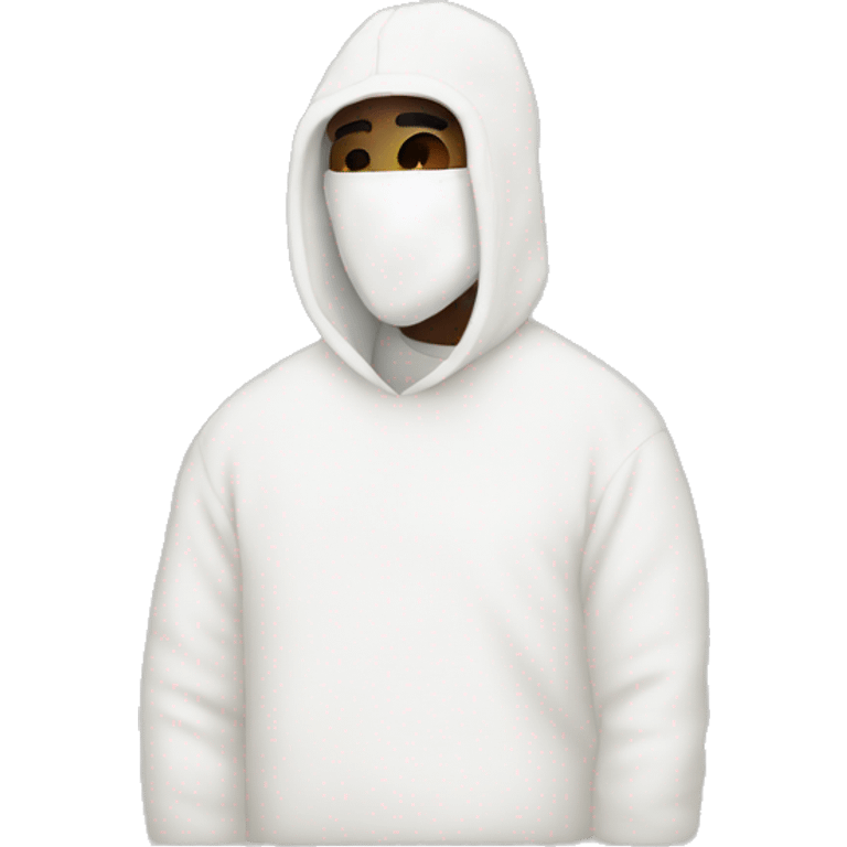 kanye with white balaclava emoji