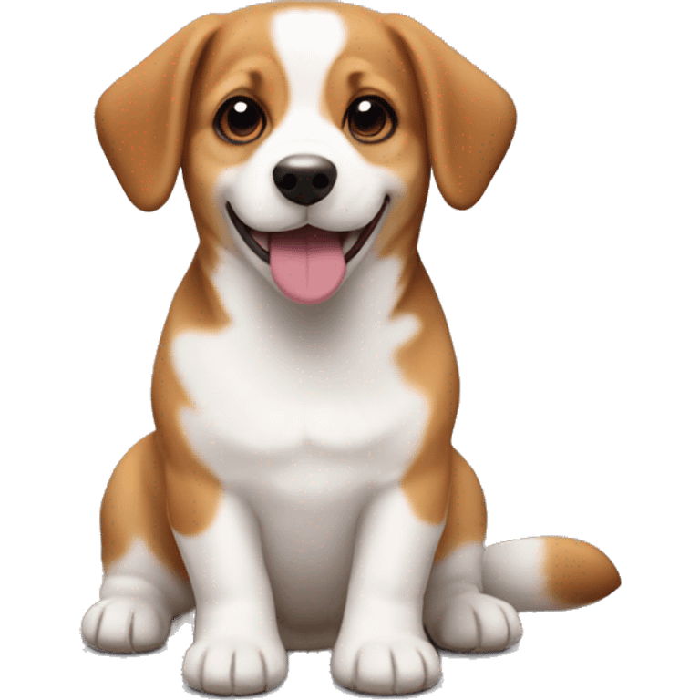 Corgi beagle puppy emoji