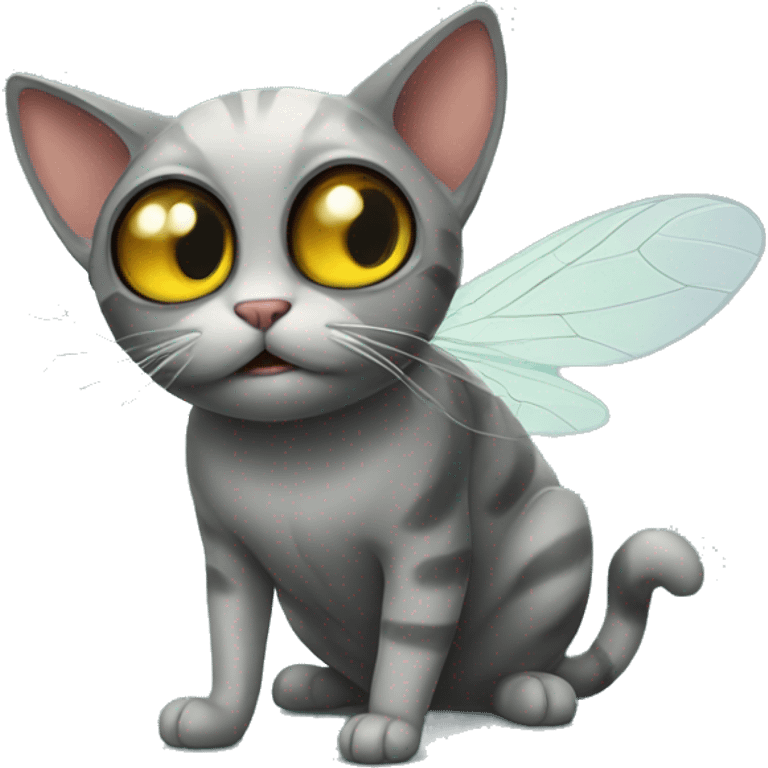 fly cat emoji