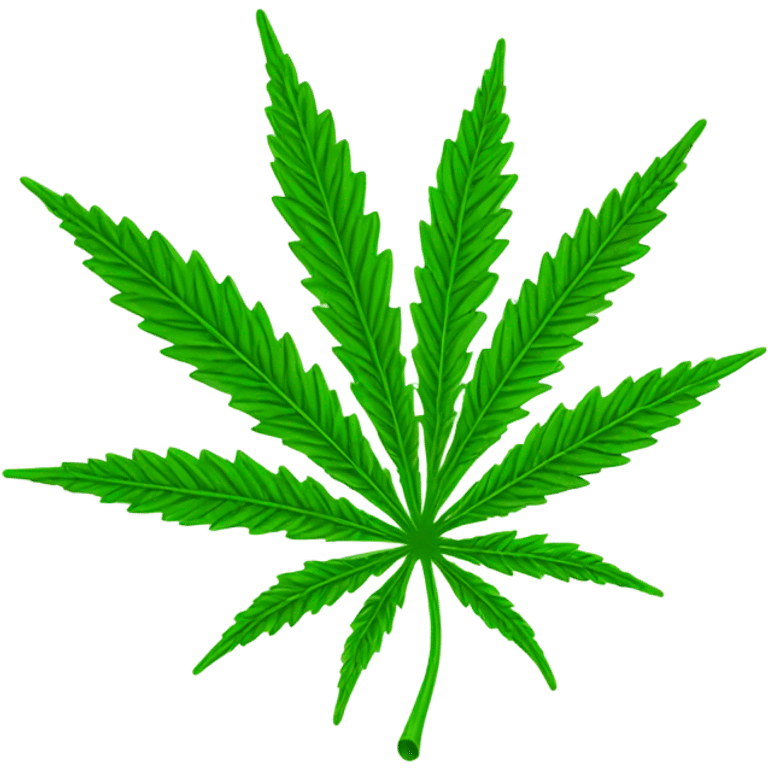 Marijuana leaf emoji