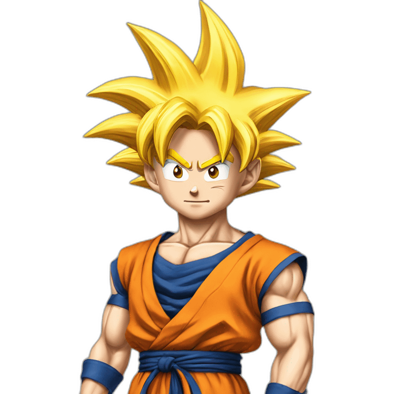 Goku rigole emoji