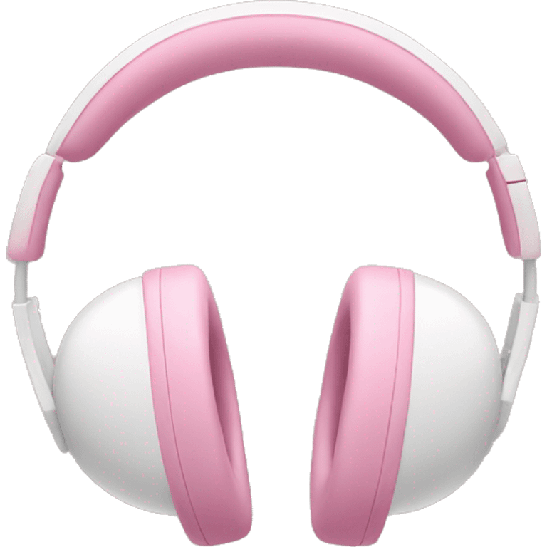 Light pink Apple headphones  emoji