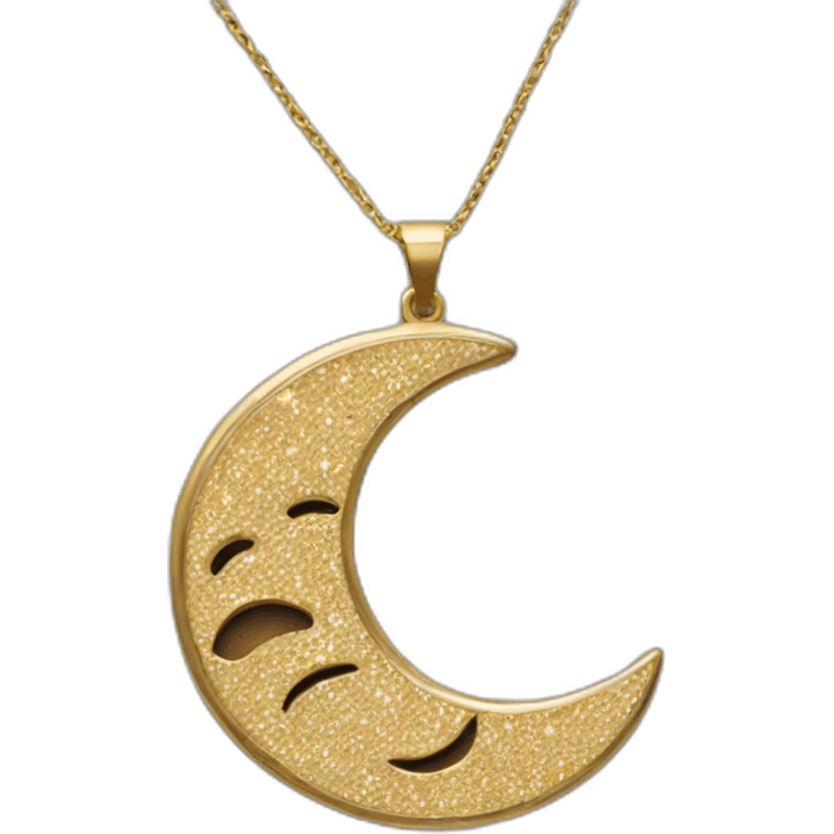 moon necklace  emoji