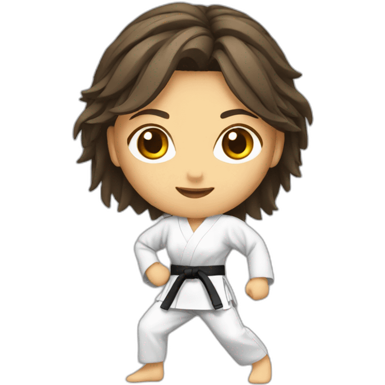 female karate emoji