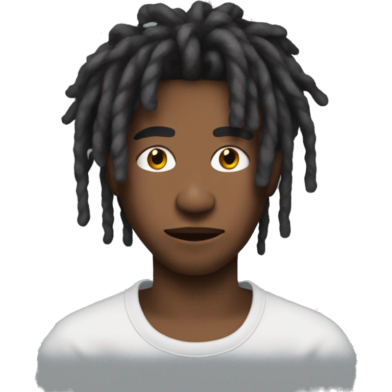 carti with red dreads emoji