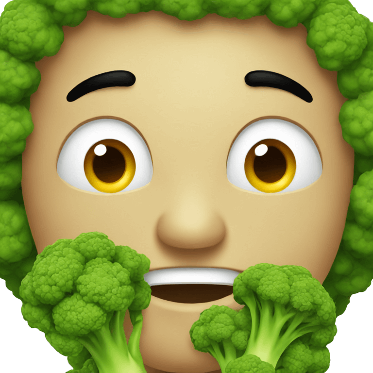 strong broccoli emoji