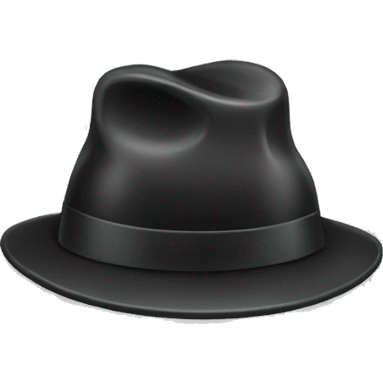 a phone with a hat emoji