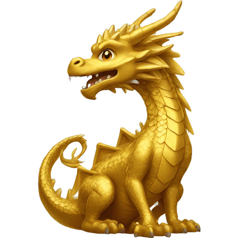 gold dragon emoji