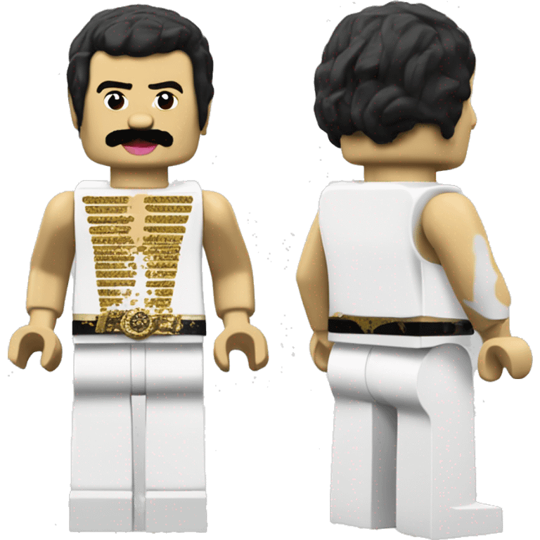 FREDDIE MERCURY lego full body emoji