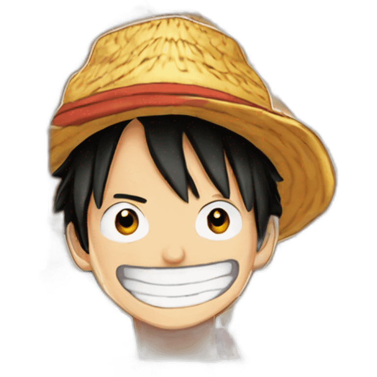 L’équipage à luffy qui sont les uns sur les autres emoji