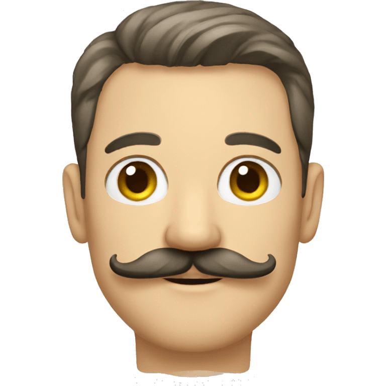 German men with a mustache emoji