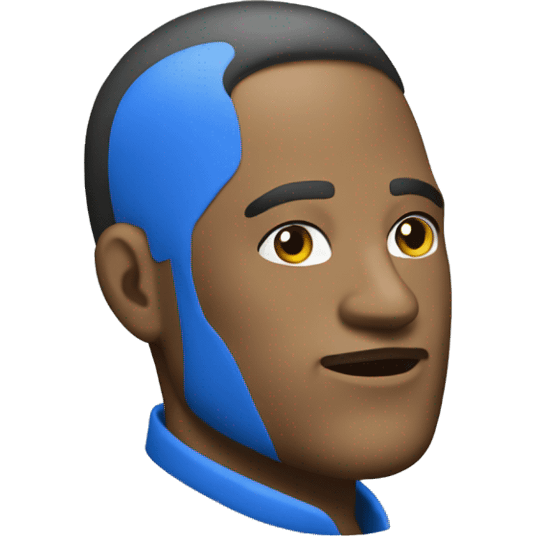 A boss brand blue man shoes  emoji