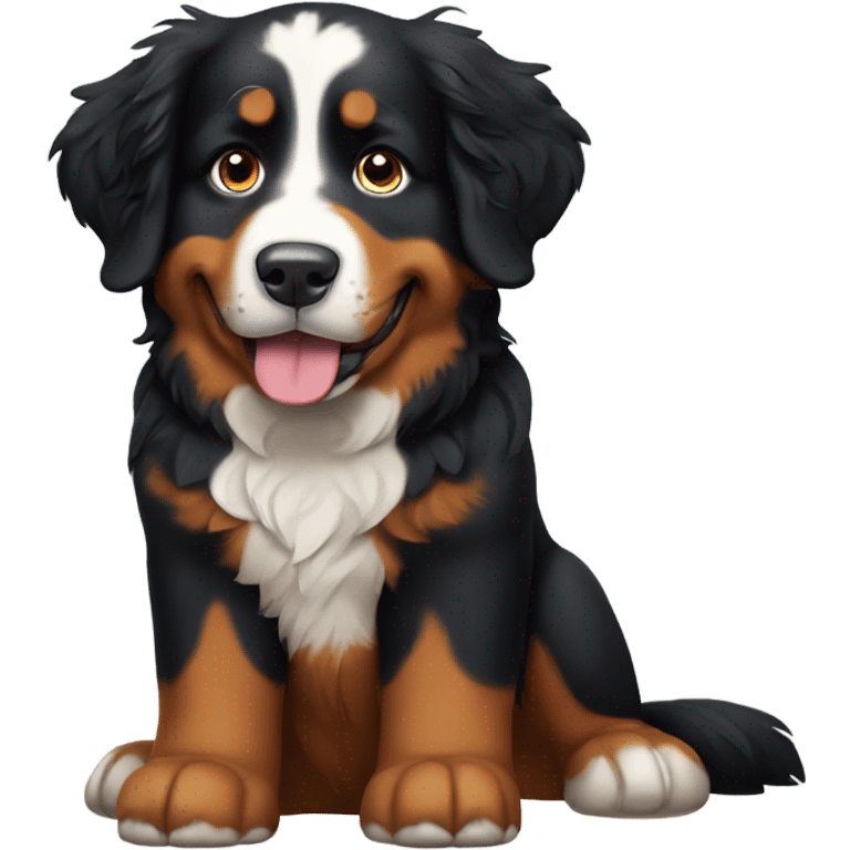 Bernese mountain dog emoji