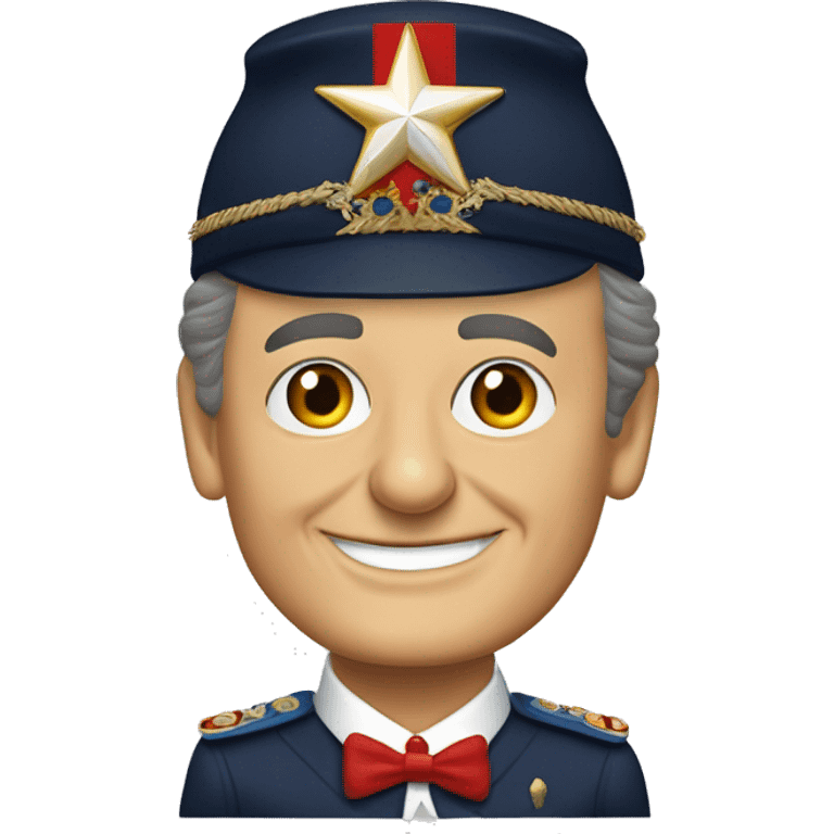 jacques Chirac en costume de la légion d'honneur emoji